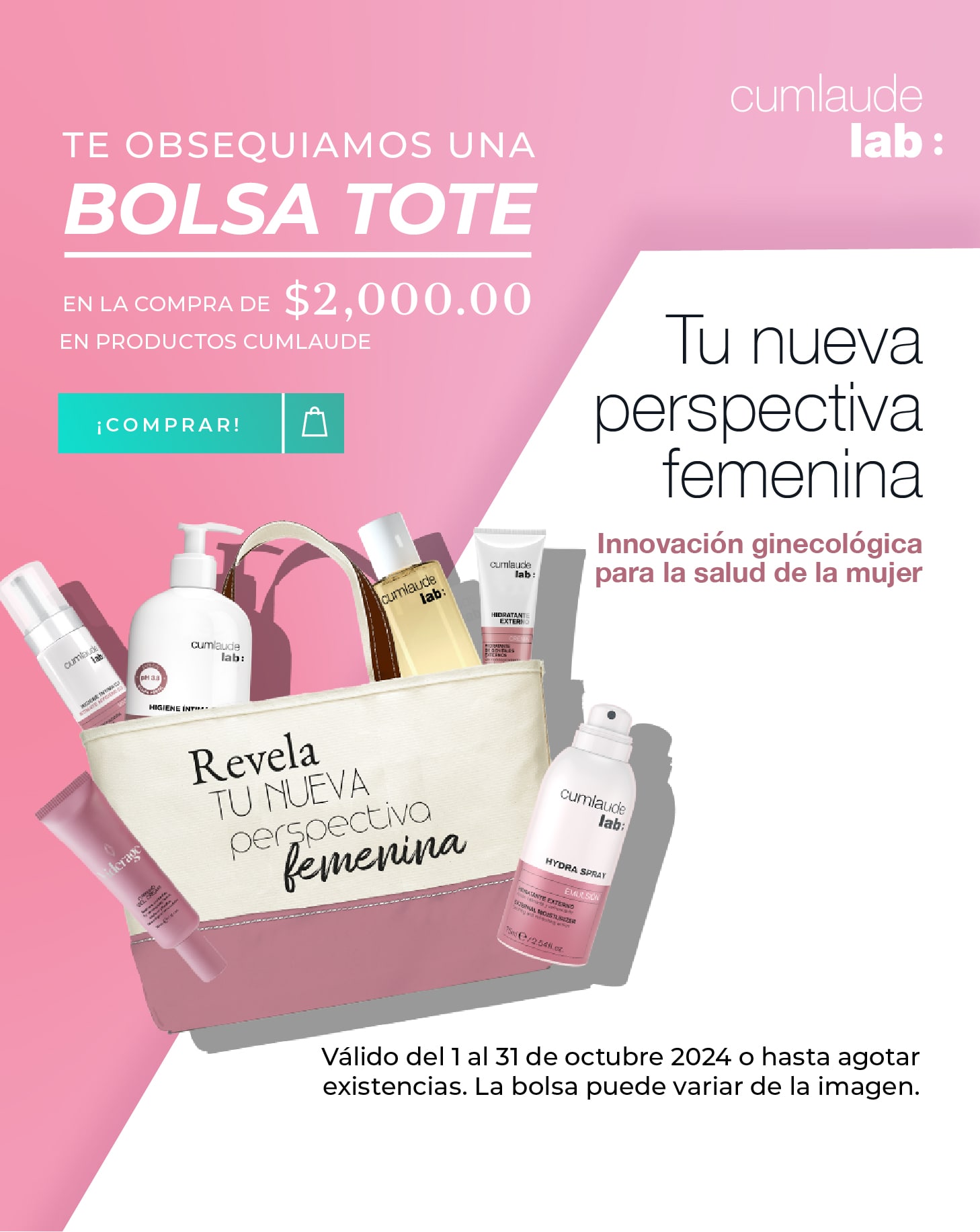 Cumlaude Lab Promo Tote Oct 24