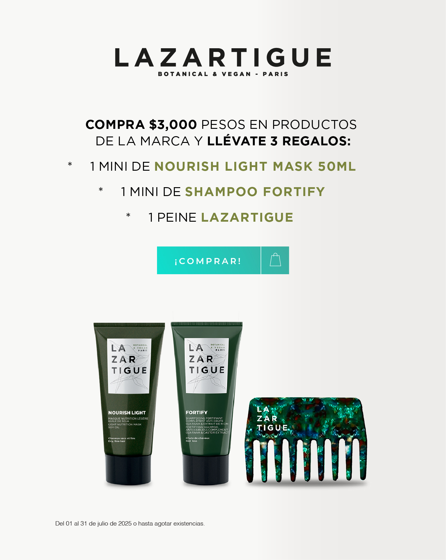 Lazartigue Promo Julio