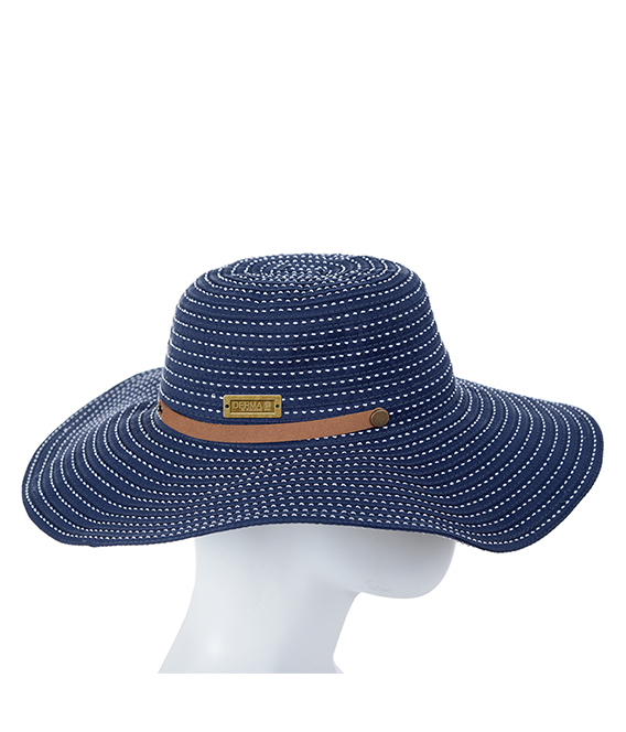 Sombrero Dama Mónaco Azul Marino Unitalla