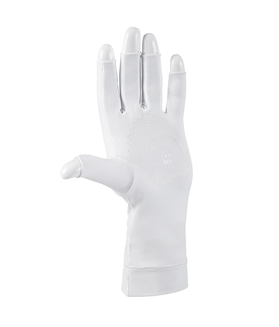 Guante Antisolar Unisex Blanco M